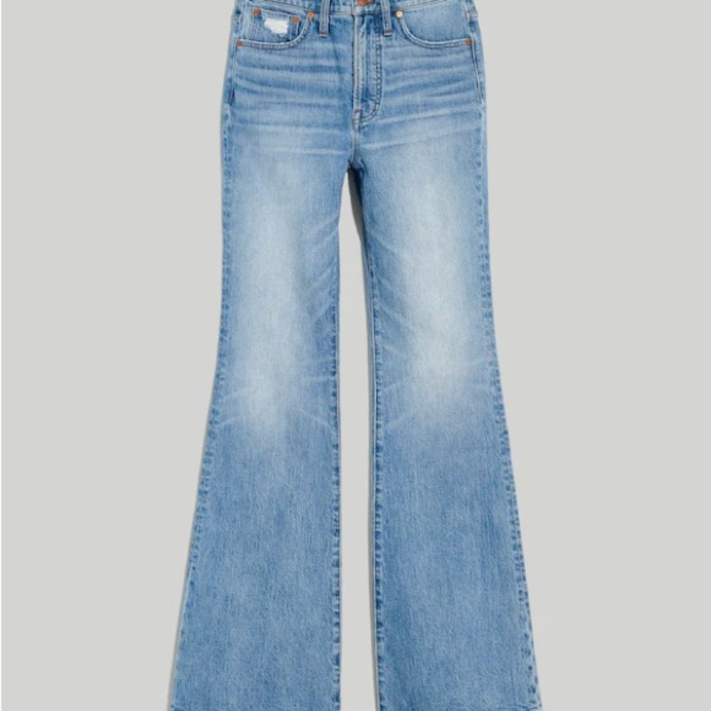 Madewell The Perfect Vintage Flare Jean in Delvan Wash size 28